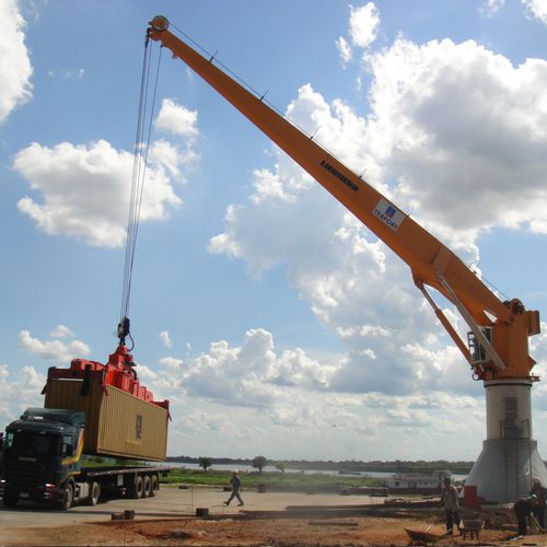 Grúa portuaria - FCC Series - Liebherr-International Deutschland - articulada / de brazo amantillable