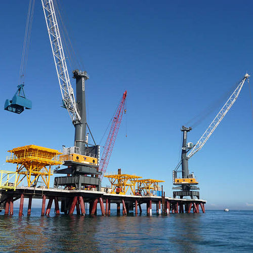 Grúa portuaria - LFS - Liebherr-International Deutschland - de brazo amantillable