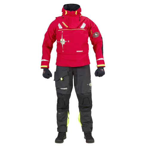 Traje seco de salvamento - GEMINO NAVIGATOR - Ursuit - de manga larga / con capucha / de dos piezas