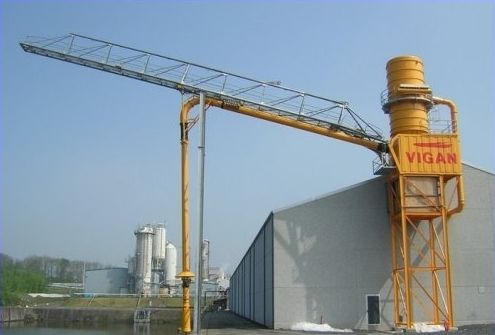 Descargador de buque neumático - Tower NIV 400 - VIGAN Engineering S.A. - continuo / móvil