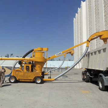 Descargador de buque neumático - QATAR - 1 Type 120 - VIGAN Engineering S.A. - continuo / móvil