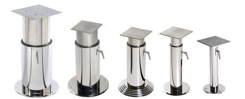Pie de mesa ajustable - TWO STAGE - Crown Ltd - de acero inoxidable