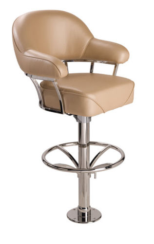 Asiento piloto - CLASSIC - Crown Ltd - para barco / con reposabrazos / 1 plaza