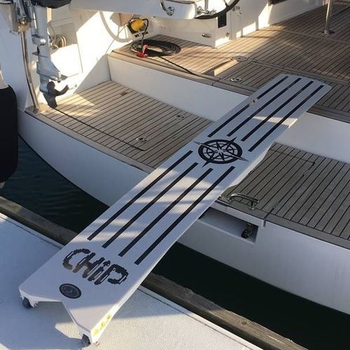 Pasarela de carbono - Carbon look - GS Composite - para barco / para yate / para velero