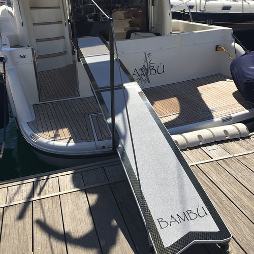 Pasarela para barco - Prestige - Black line - GS Composite - plegable / manual / de carbono