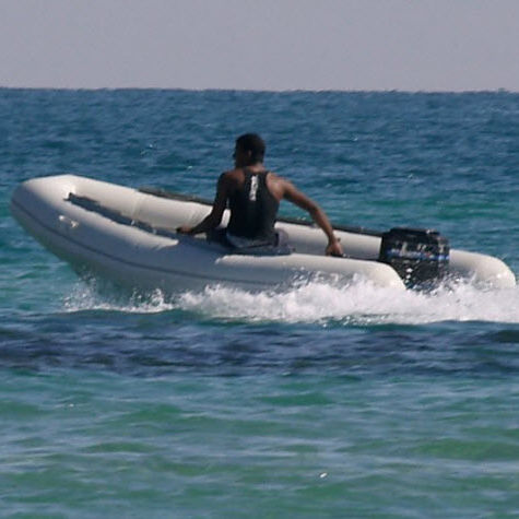 Embarcación neumática fueraborda - T360 - Tiger Marine - semirrígida / open / 6 personas máx.