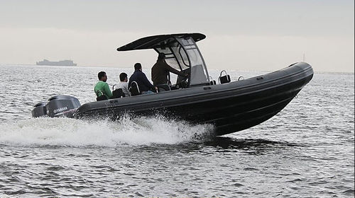 Barco profesional barco de vigilancia - DM850 - Tiger Marine - embarcación de apoyo al buceo / fueraborda / embarcación neumática semirrígida