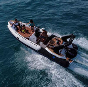 Embarcación neumática fueraborda - TL650 - Tiger Marine - semirrígida / con consola central / open