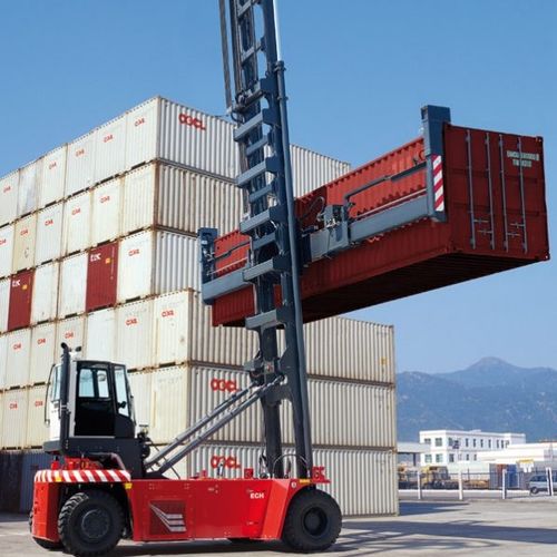 Carretilla para contenedores vacía - ECH series - CVS Ferrari - con spreader lateral