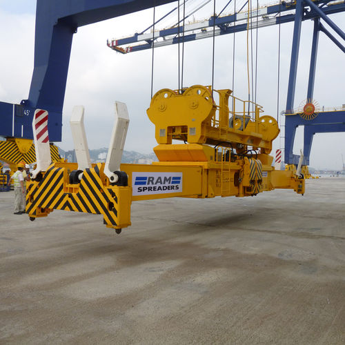 Spreader para grúa ship-to-shore - 2900  - RAM Spreaders - para grúa apiladora / para contenedores / telescópico