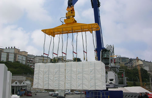 Spreader para carretilla elevadora - PULP - MANTSINEN - tipo viga