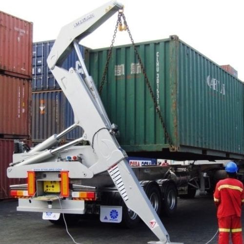 Remolque portacontenedores - SB450 series - Steelbro - para terminal portuaria / de carga lateral / de autocarga