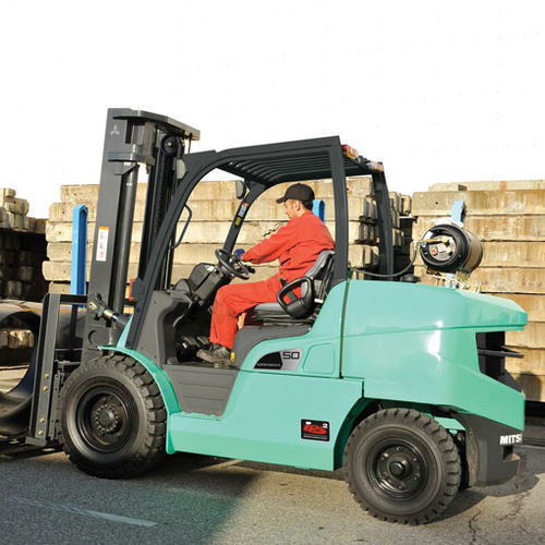 Carretilla elevadora para puerto - FG40-55(C)N3 series - Mitsubishi Forklift Trucks - con dirección en todas las ruedas