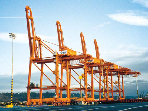 Grúa pórtico para contenedores post-panamax - Hyundai Samho Crane Division
