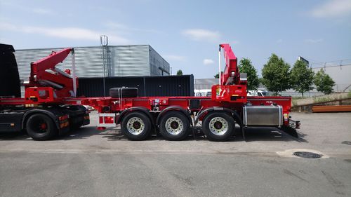 Remolque de carretera - HALF - Boxloader - portacontenedores / para terminal portuaria / de carga lateral