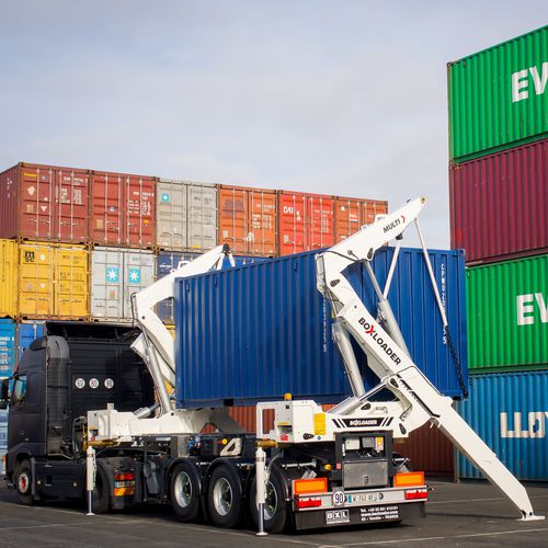 Remolque de manipulación - MULTILOADER - Boxloader - portacontenedores / para terminal portuaria / de carga lateral