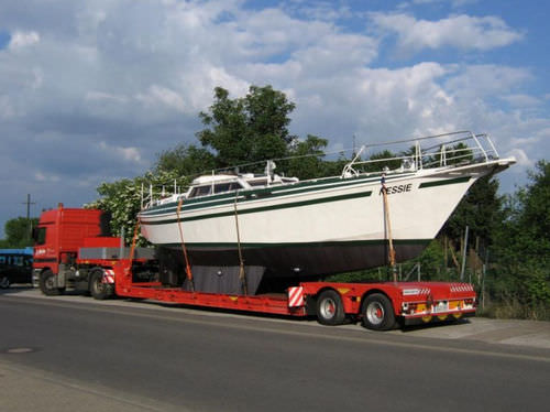 Remolque de transporte pesado - Broshuis - para barco / rebajado