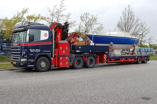 Remolque de transporte pesado - MULTIFUNCTIONAL - Broshuis - para barco / rebajado