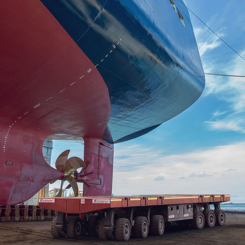 Remolque de carretera - SPMT PowerHoss  - Nicolas Industrie - para astillero naval / para terminal portuaria / de 2 ejes