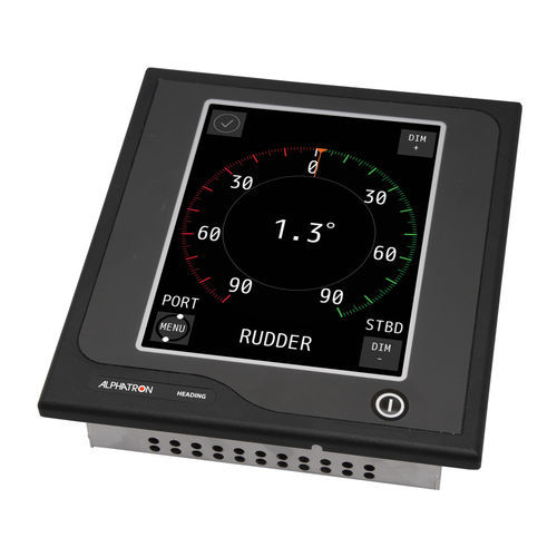 Indicador marino - AlphaTurn MFM - Alphatron Marine - de ángulo de timón / de datos NMEA / analógico
