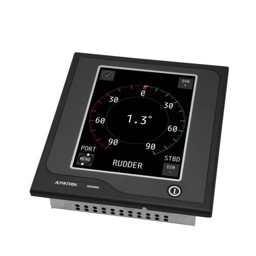 Indicador para plataforma marina - AlphaRudder MFM - Alphatron Marine - marino / de ángulo de timón / con pantalla táctil