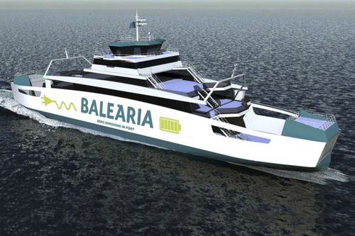 Ferri de pasajeros Ro-Pax - Balearia - Armon Shipyards - híbrido
