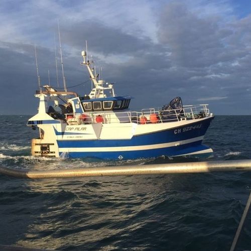 Barco profesional arrastrero - Shellfish - Bernard Shipyard - diésel / GRP