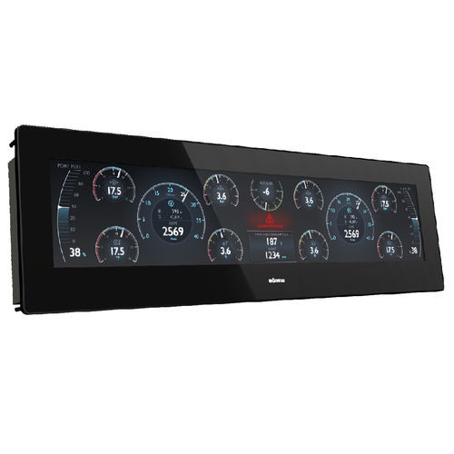 Pantalla de buque - AHD 1319 GW - Böning Automationstechnologie GmbH & Co. KG - para yate / PC / de visualización