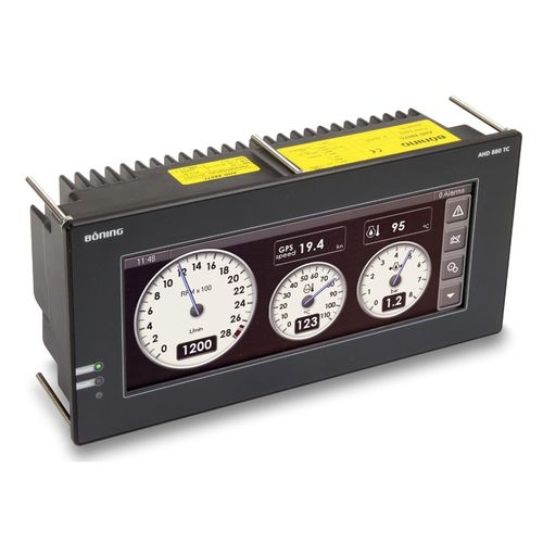 Pantalla para buque - AHD 880 E - Böning Automationstechnologie GmbH & Co. KG - para yate / de control / para motor