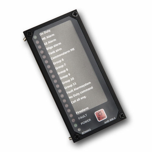 Panel de llamada para buque - AHD 406-2  - Böning Automationstechnologie GmbH & Co. KG - para cuarto de máquinas / temporalmente sin operador