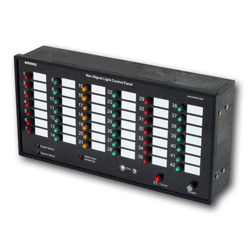 Panel de mando y control para buque - AHD-DPS02 B42  - Böning Automationstechnologie GmbH & Co. KG - para yate / de alarma