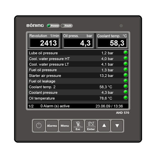 Pantalla para buque - AHD 570 - Böning Automationstechnologie GmbH & Co. KG - para yate / de control / de visualización