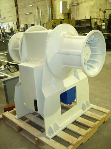 Cabrestante hidráulico - C.M.T - para buque / base de inox