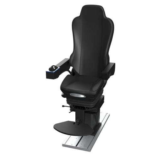 Asiento piloto - COMMANDER M  - Cleemann Chair-Systems - para buque / con reposabrazos / con puesto de mando incorporado