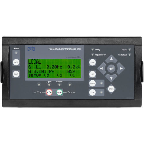 Panel de control y protección de para buque - PPU-3 - DEIF - para grupo electrógeno