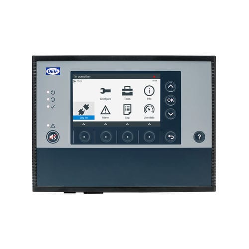 Panel de control y protección de para buque - GPU 300 - DEIF - de motor / para grupo electrógeno