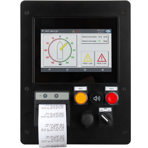Sistema de alarma para buque - WAU 100 - DEIF - de supervisión / anemómetro