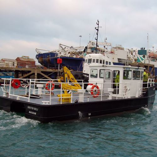 Barco profesional barco anticontaminación - PollCat - Desmi - catamarán / intraborda