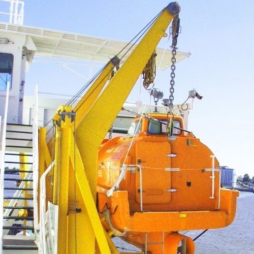 Pescante para buque - D-NP - d-i davit international-hische GmbH - para bote salvavidas / para bote de rescate / hidráulico