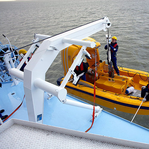 Pescante para barco de salvamento - D-NPS.SP - d-i davit international-hische GmbH - para buque / de gravedad / hidráulico