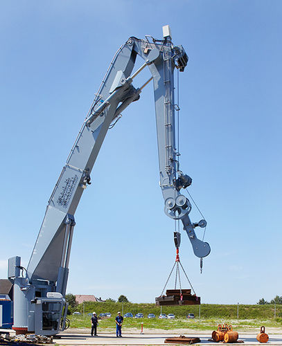 Grúa para buque - C-SH.K.240 - d-i davit international-hische GmbH - de brazo articulado / offshore