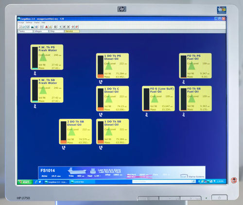 Software de control de nivel de tanques - CargoBoss - Enraf Marine Systems - para buque