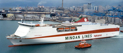 Car-ferry - FESTOS PALACE - Fincantieri - Cantieri Navali Italiani