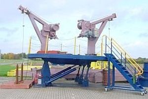 Pescante para buque - GPS.O - GLOBAL DAVIT - para bote de rescate / de gravedad