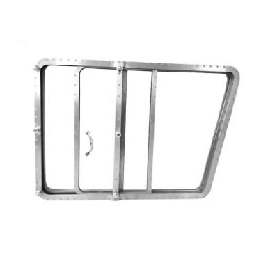 Ventana para buque - IDE Marine - deslizante / trapezoidal / de vidrio