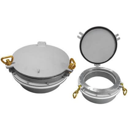 Portillo redondo - A60-Side Scuttle - IDE Marine - para buque / cortafuegos / con tapa interior ciega