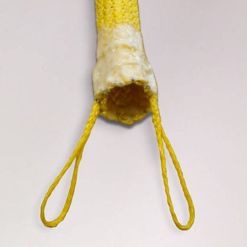 Cabo remolque para buques - DEFENDER® - Lankhorst Ropes - simple trenzada / para buque / amarillo