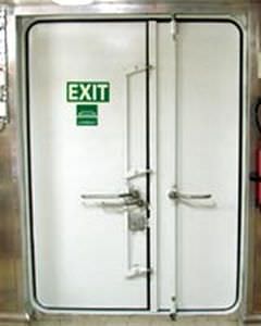 Puerta para buque - GRP - LUBMOR - cortafuegos / para cámara frigorífica