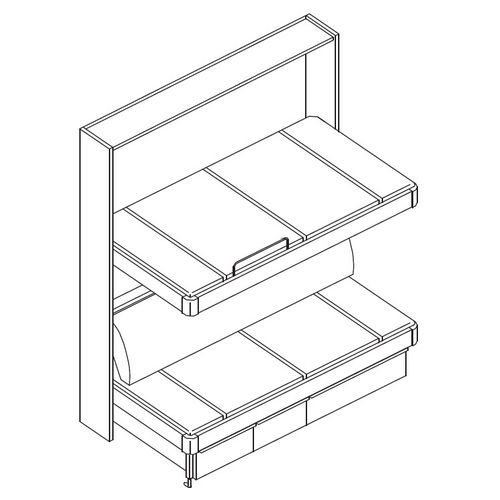 Cama plegable - KK1980/125-401 - Meblomor - para buque