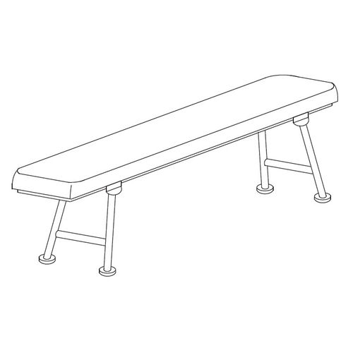 Banco para buque - KK1980/126-402 - Meblomor - 3 plazas / plegable